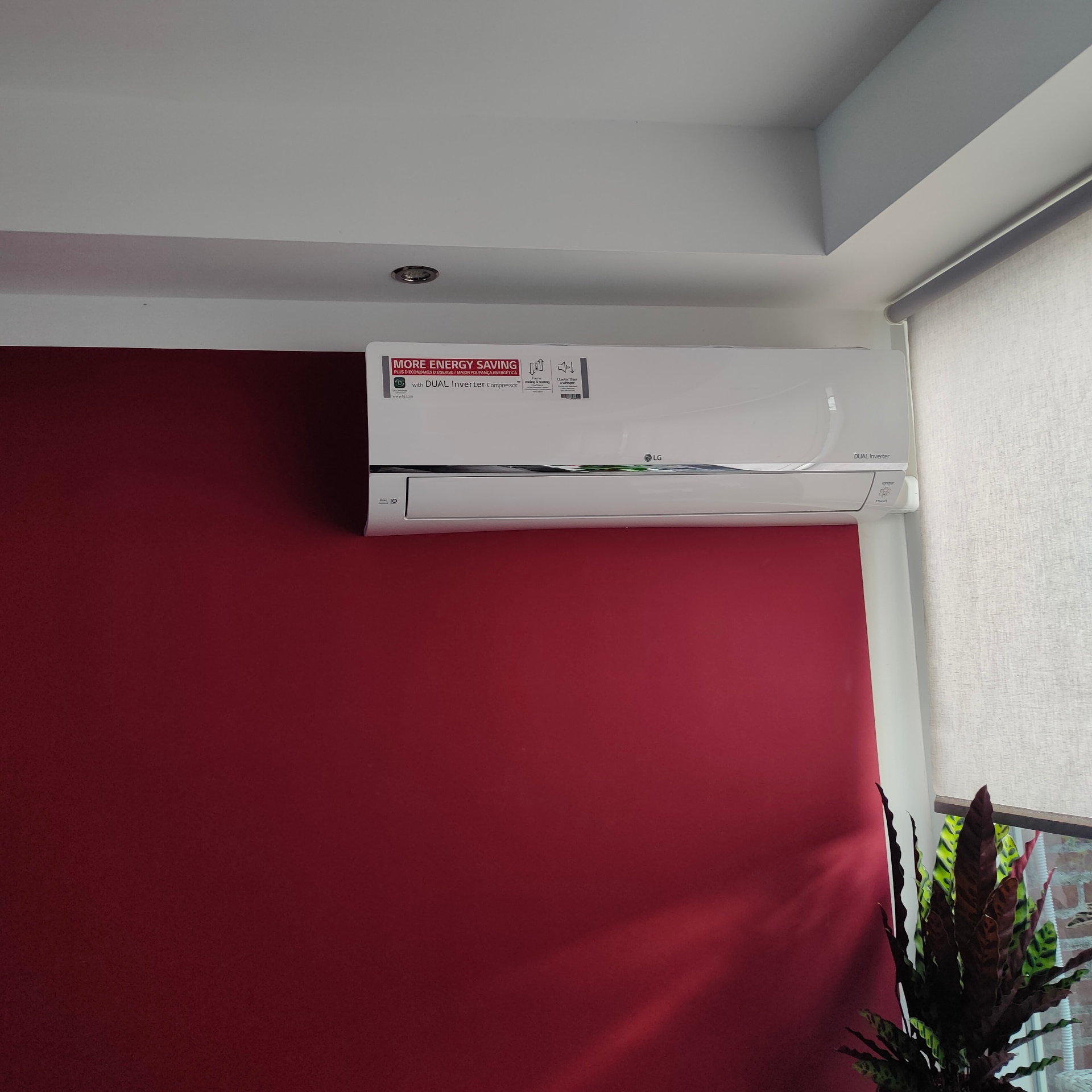 LG DUAL Inverter Binnenunit woonkamer