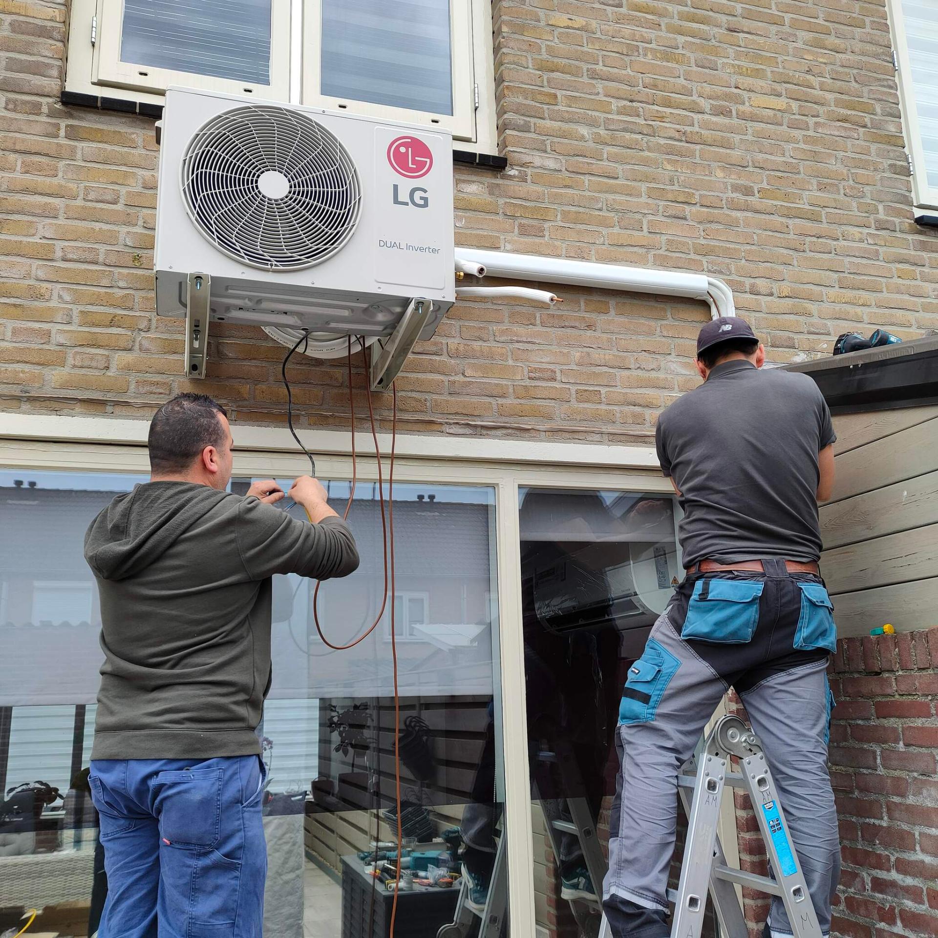 LG DUAL Inverter Installatie buitenunit